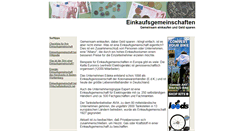 Desktop Screenshot of einkaufsgemeinschaften.com